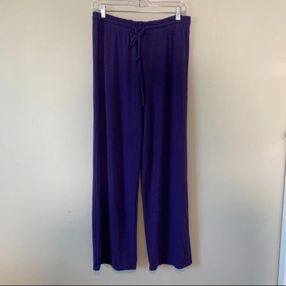 Aritzia Wilfred Free Womens Lightweight Lounge Straight Pants Purple Size Large